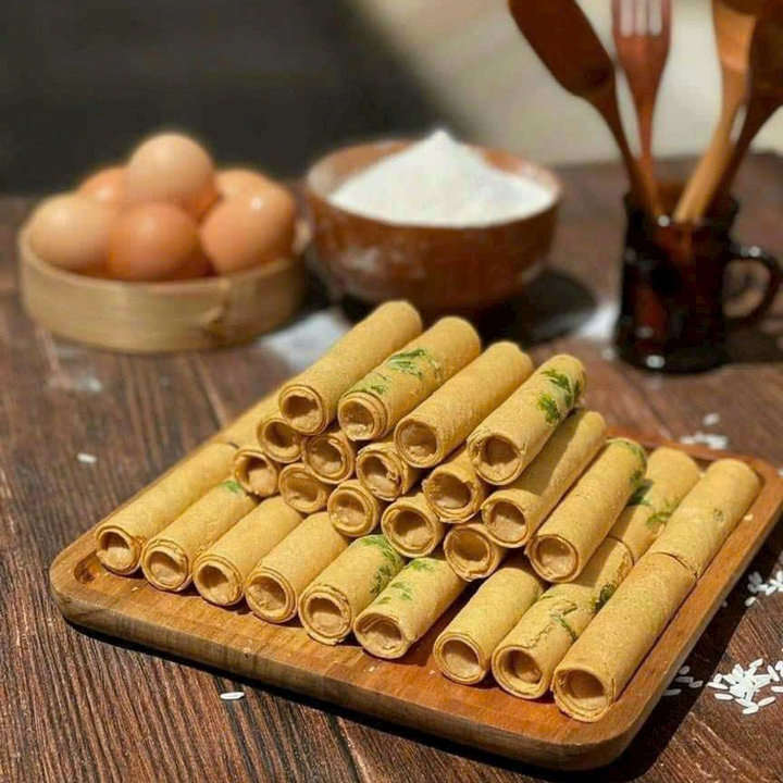 Alternative view of Bánh Ống Ngò Nhân Bơ Đậu Phộng 500g - Winnie House