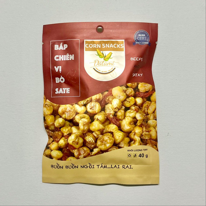 [combo 12 Phổ Biến] Bắp Chiên Giòn Tẩm Gia Vị 40g - Datami