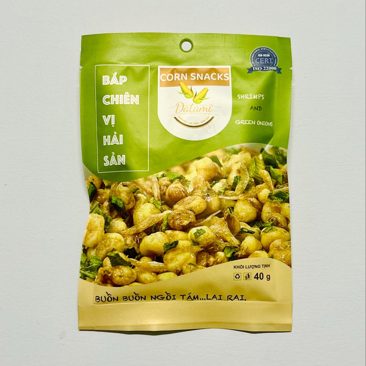 Alternative view of [combo 12 Phổ Biến] Bắp Chiên Giòn Tẩm Gia Vị 40g - Datami