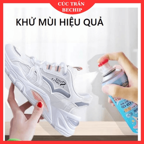 Chai Xịt Khử Mùi Giày Dép Diệt Khuẩn Công Nghệ Nano Bạc Ctb76 – Bechip