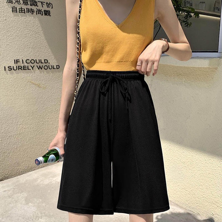 Alternative view of Quần Ống Rộng Tăm Lửng Có Dây Buộc , Quần Lửng Ống Rộng Big Size
