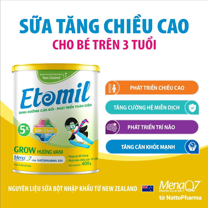 Alternative view of Sữa Tăng Chiều Cao Cho Bé Từ 3 Tuổi Etomil 5x Grow - Etomil