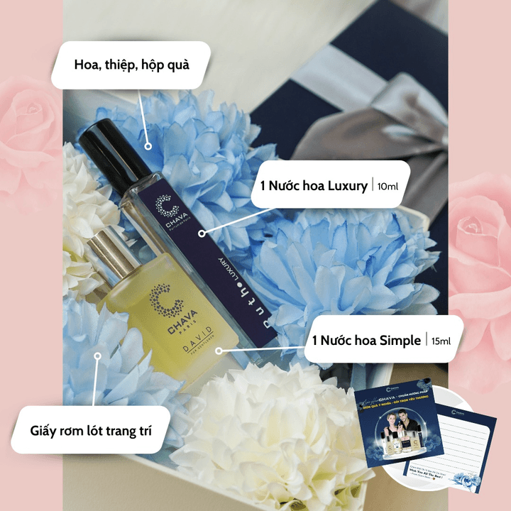 Alternative view of [combo Quà Tặng] 1 Chava Luxury 10ml + 1 Chava Simple 15ml - Chava