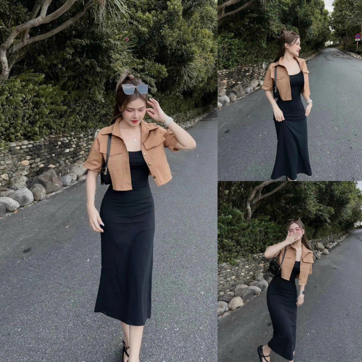 Đầm Maxi 2 Dây Bún Dáng Dài ,hàng Mới Về Chất Tăm Hàn Tôn Dáng,hàng Bán Shop Loại 1