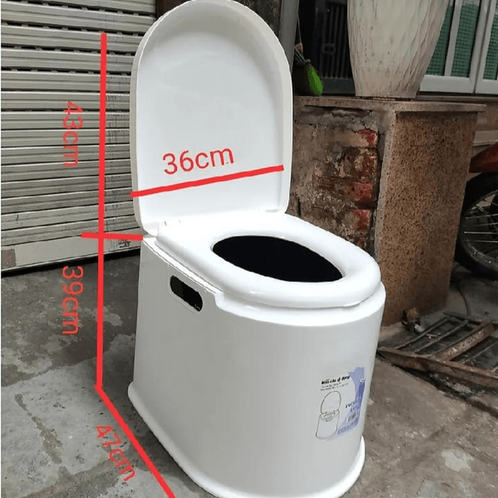 Alternative view of Bô Vệ Sinh Trong Nhà Di Động Cho Người Già, Bà Bầu, Trẻ Em - Gdn