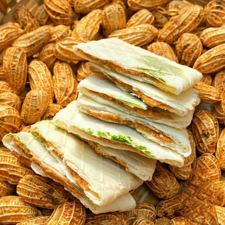 Bánh Kẹp Ngò Trắng Nhân Bơ Đậu Phộng Thơm Ngon 400g - Winnie House