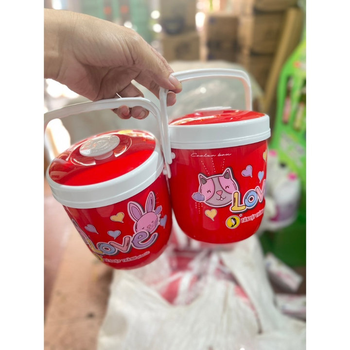 Alternative view of Thùng Đá Xô Mini Love Giữ Nhiệt 1 Lít - Gdn