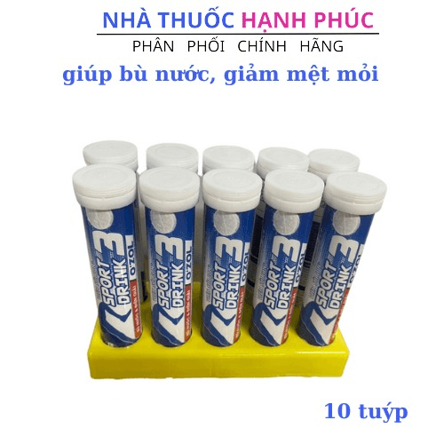 Viên Sủi Bù Nước Điện Giải Sport Drink Ozol Lốc 10 Tuýp 20 Viên - Alpha