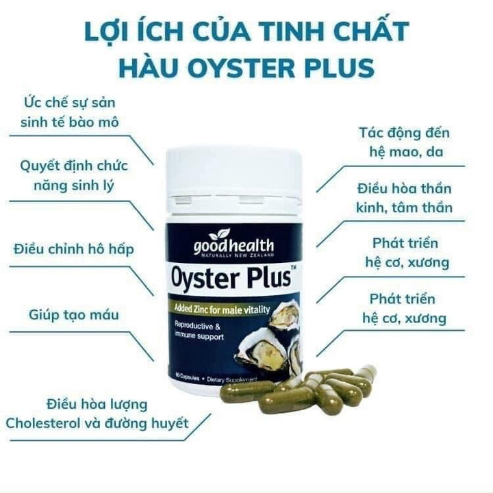 Alternative view of Viên Uống Tinh Chất Hàu Úc Tăng Cường Sinh Lý Nam - Goodhealth