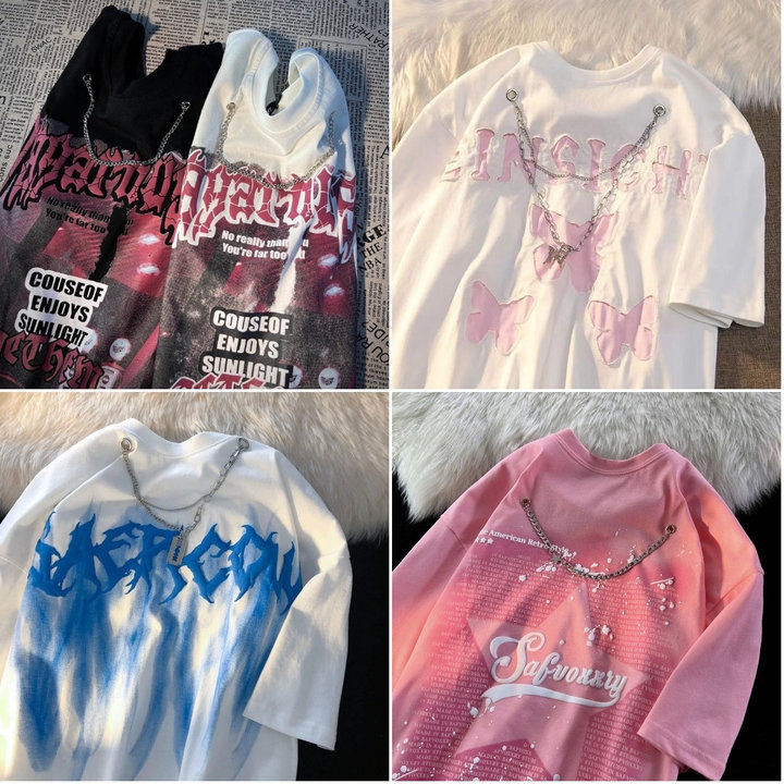 Tổng Hợp Các Mẫu Áo Phông Đồng Giá From Rộng Tay Lỡ Unisex