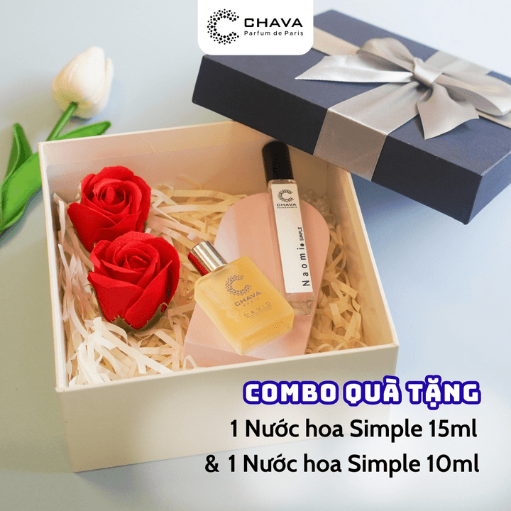 [combo Quà Tặng]1 Chava Simple 10ml + 1 Chava Simple 15ml - Chava