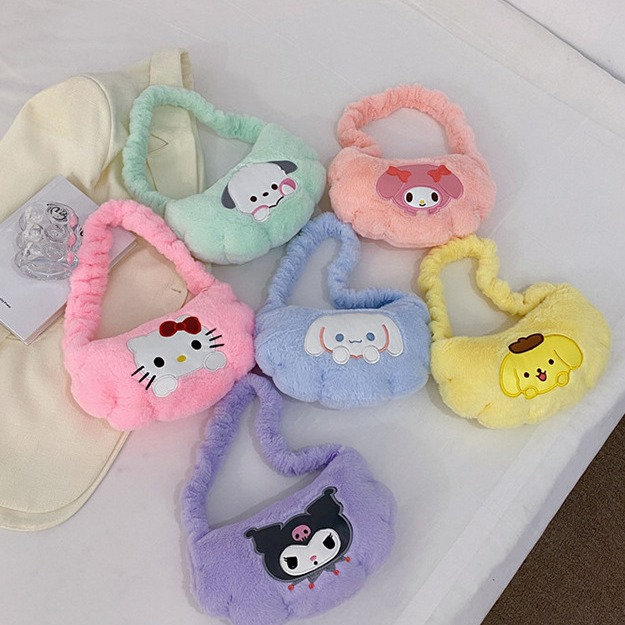 Túi Kẹp Nách Hoạt Hình Sanrio Đựng Điện Thoại Phong Cách Hoạt Hình Dễ Thương - Dmastore