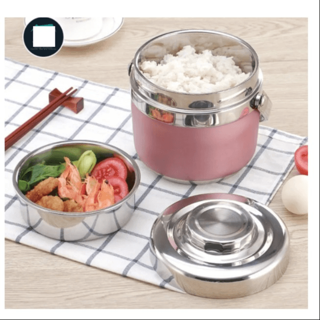 Alternative view of Hộp Cơm Giữ Nhiệt 2 Ngăn, Cặp Lồng Bom Xuất Hàn 1,5l Ctb398 - Bechip