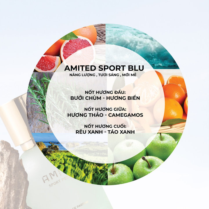 Nước Hoa Amited Sport Blue - 10ml