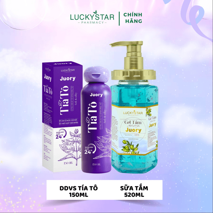 Alternative view of [combo Chăm Sóc Da] Sữa Tắm Cánh Hoa 520ml & Dung Dịch Vệ Sinh Tía Tô 150ml - Lucky Star