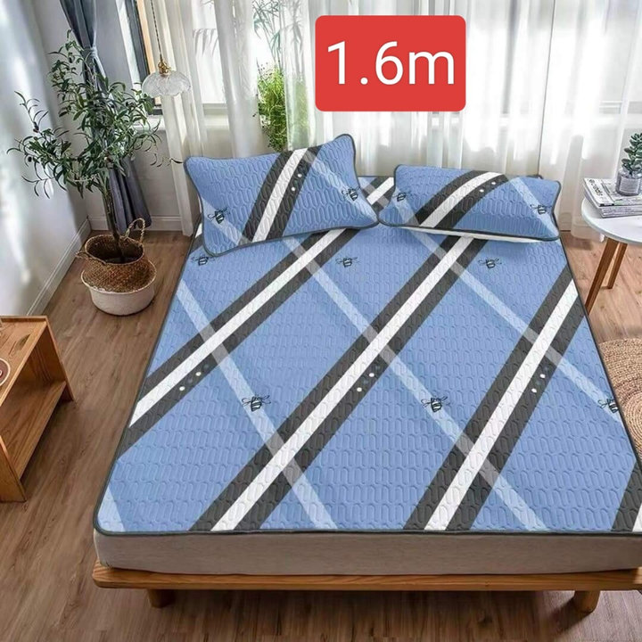 Alternative view of Chiếu Điều Hòa Cao Su Non Tặng Kèm 2 Vỏ Gối Tencel Latex 1m6, 1m8 Ctb214 - Bechip