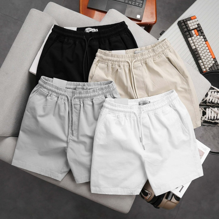 Quần Short Kaki Lưng Thun Thiết Kế Cao Cấp - Thời Trang Hc
