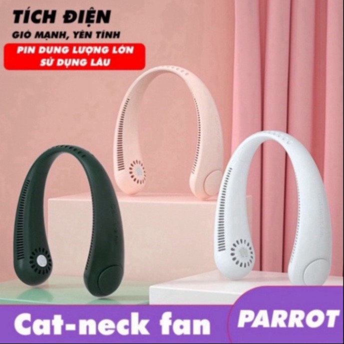Alternative view of Quạt Đeo Cổ Mini, Loại Tích Điện Tiện Lợi