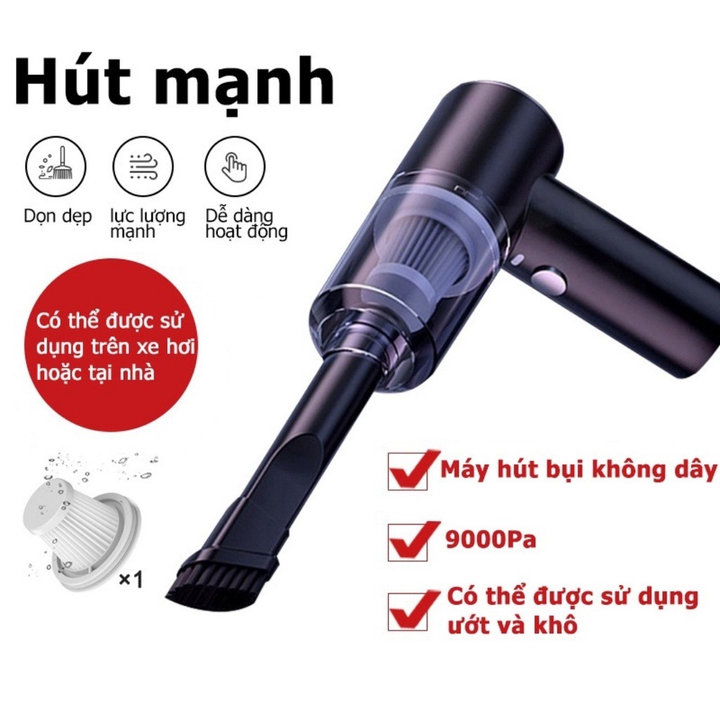 Máy Hút Bụi Cầm Tay Mini 2in1 Tiện Lợi