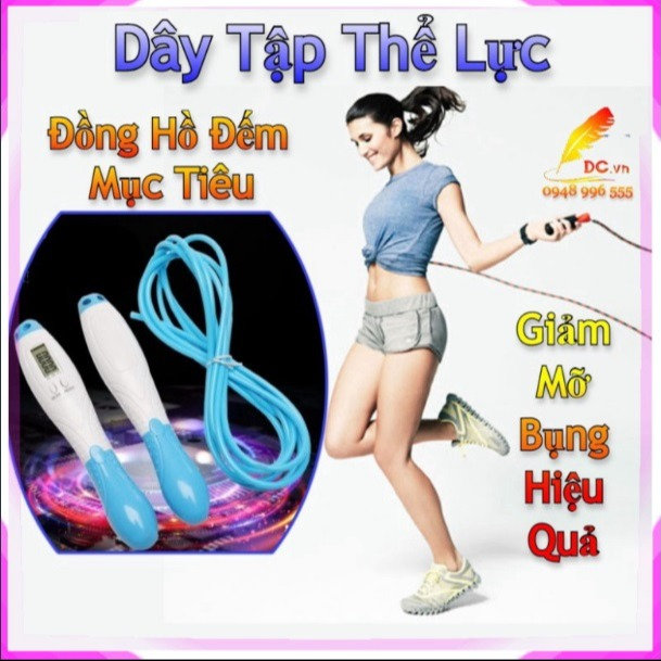 Alternative view of Dây Nhảy Tập Thể Dục Thể Thao Có Đếm Số Lần Nhảy