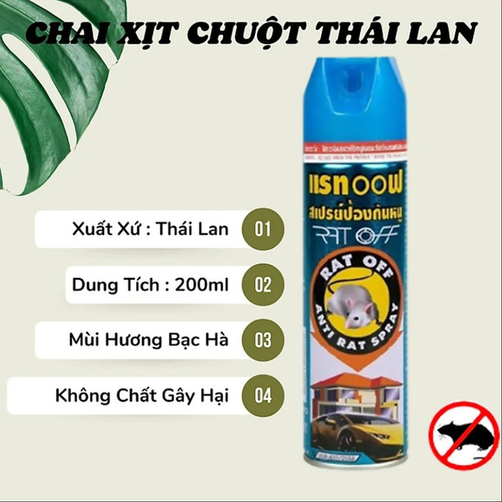 Alternative view of Chai Xịt Chuột Siêu Hiệu Quả
