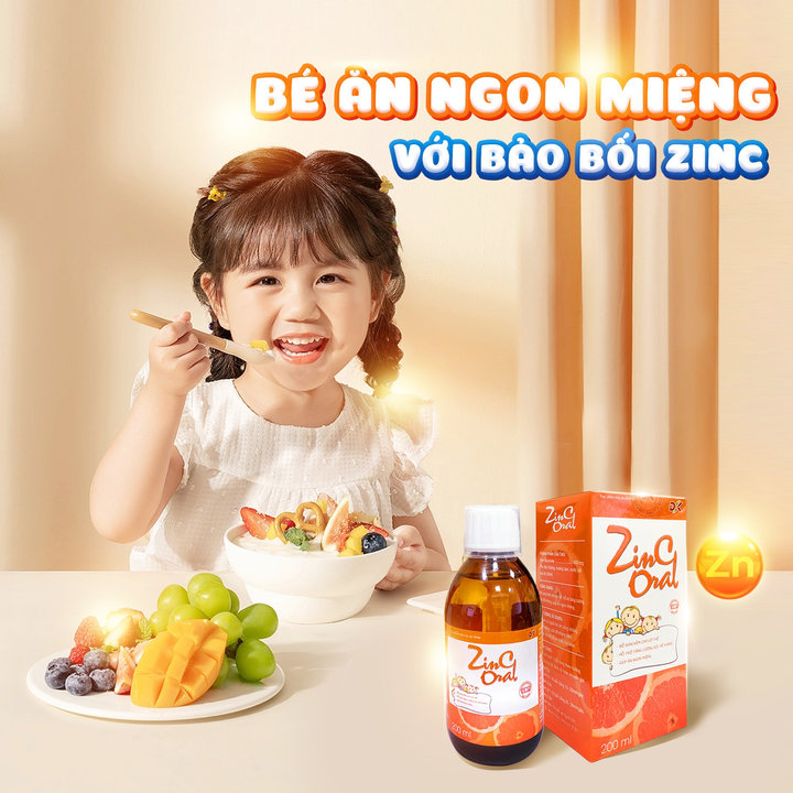 Alternative view of Ống Uống Giúp Bổ Sung Kẽm, Tăng Cường Đề Kháng, Giúp Trẻ Ăn Ngon Miệng Zinc Oral 200ml - Fobelife