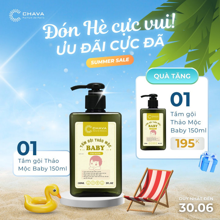 Tắm Gội Thảo Mộc Baby - Chava