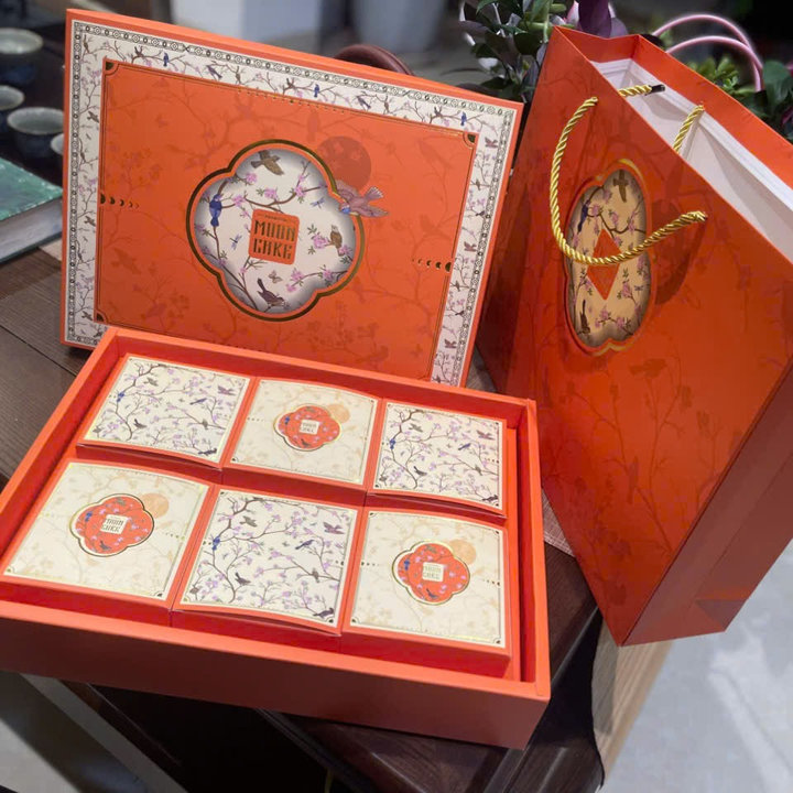 Hộp 6 Bánh Trung Thu Cao Cấp Sương Mai - Sương Mai - Hộp 6 Bánh