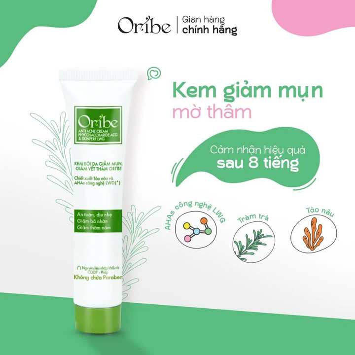 Alternative view of Kem Chấm Mụn Oribe Giảm Mụn Ẩn Mờ Thâm Liền Sẹo 20g