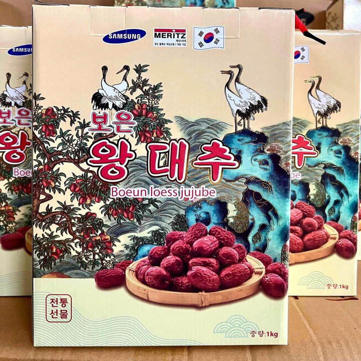 Táo Đỏ Sấy Khô Hàn Quốc 1kg