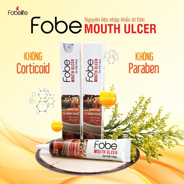 Alternative view of Gel Nhiệt Miệng Từ Thiên Nhiên Fobe Mouth Ulcer Tuýp 10g - Fobelife