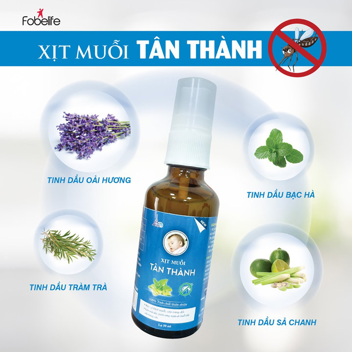 Alternative view of Xịt Muỗi Từ Thiên Nhiên Tân Thành - Pháp Effiel