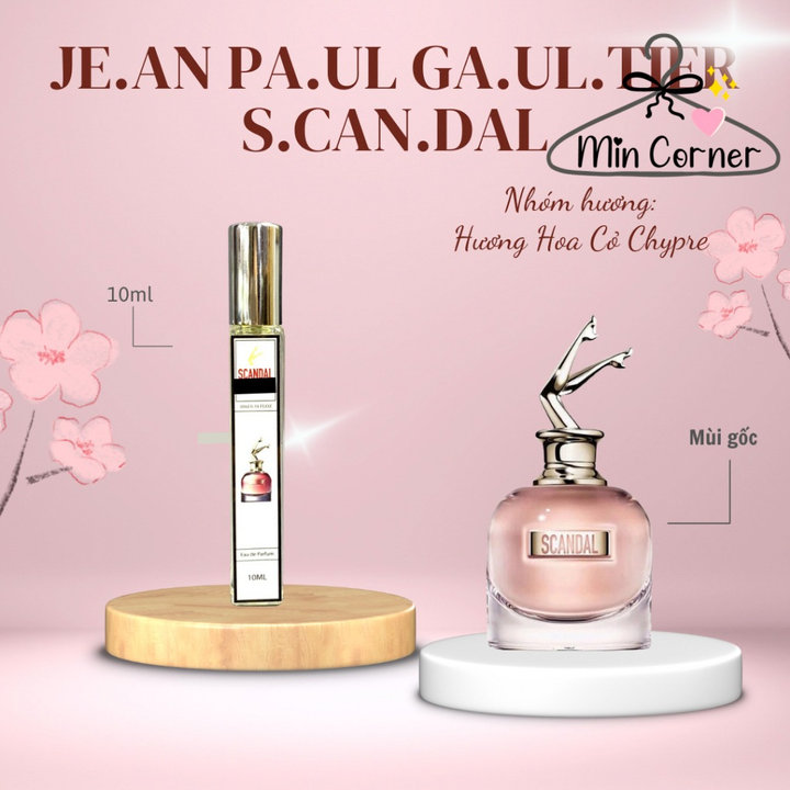Tinh Dầu Nước Hoa Dạng Xịt 10ml S.c.a.n.d.a.l (mùi Nữ) Mpf1 - Min Corner