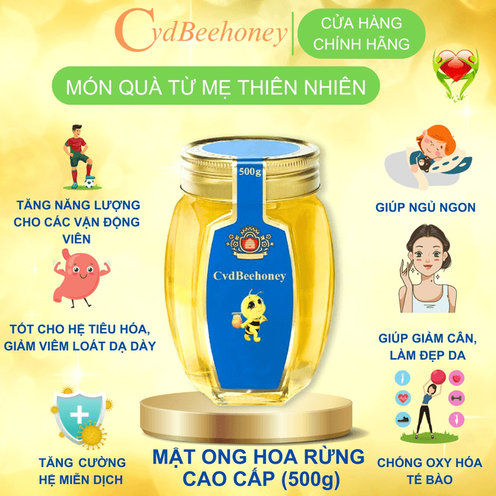 Mật Ong Hoa Rừng Cao Cấp 500g - Cvdbeehoney