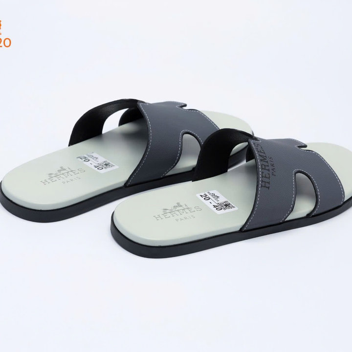 Dép Hm Nam Ms20 Full Box, Quai Xám Đế Xanh, Phong Cách Trẻ Trung Năng Động, Bh 6 Tháng