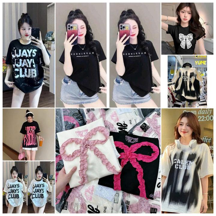 Tổng Hợp Các Mẫu Áo Phông Form Rộng Tay Lỡ Unisex