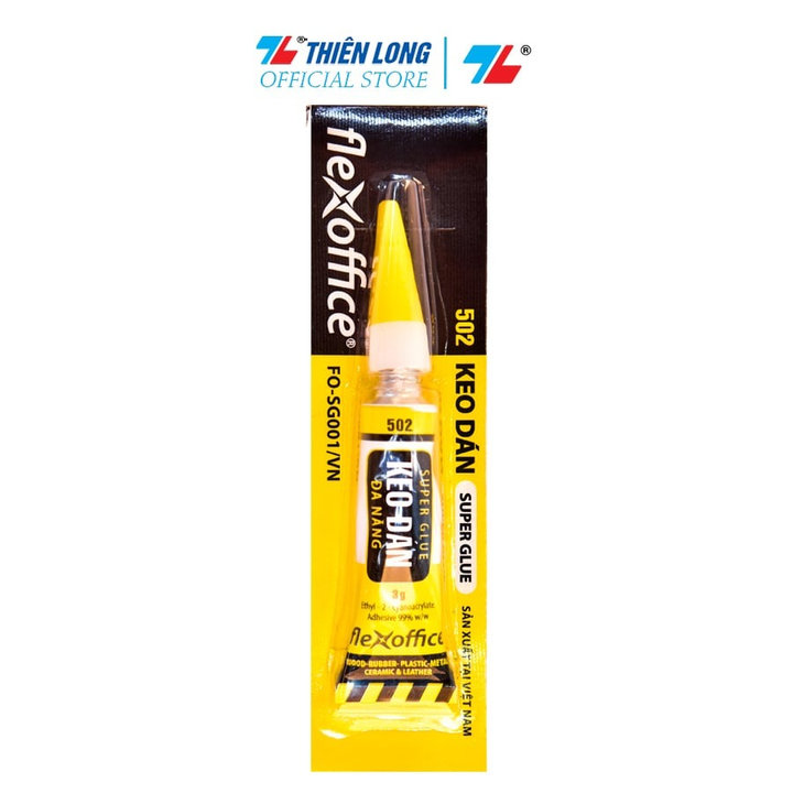 Combo 5 Keo Đa Năng 502 Thiên Long Flexoffice Fo-sg001/vn - Siêu Dính