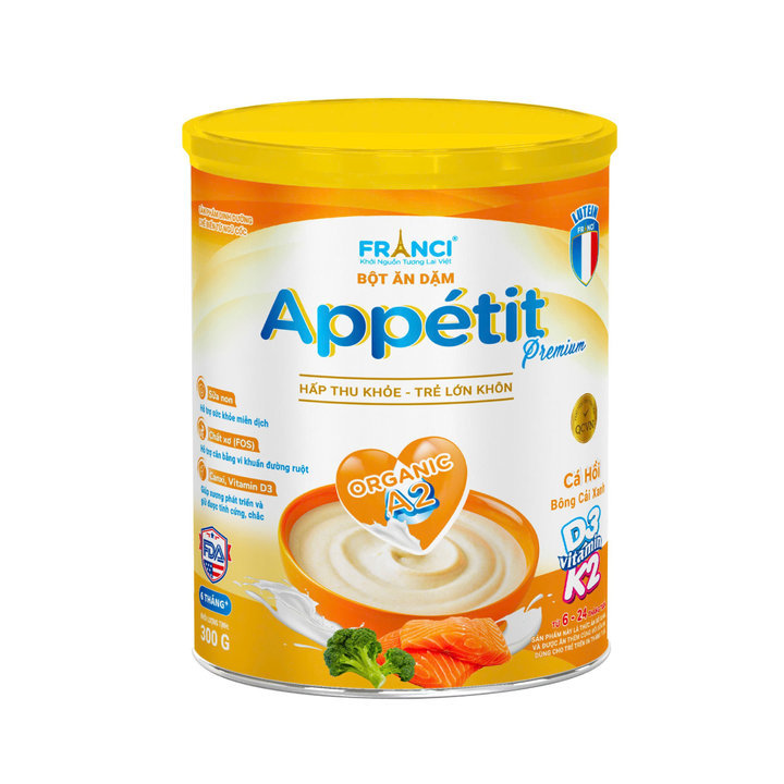 Alternative view of Bột Ăn Dặm Appétit- Cá Hồi Bông Cải Xanh