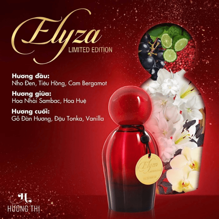 Hương Thị - Nước Hoa Nữ Elyza Phiên Bản Giới Hạn 40ml