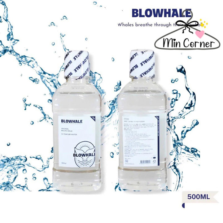 Nước Súc Miệng Blowhale 500ml -làm Sạch Mảng Bám, Chống Sâu Răng, Hơi Thở Thơm Mát Hàn Quốc Mpf18 - Min Corner