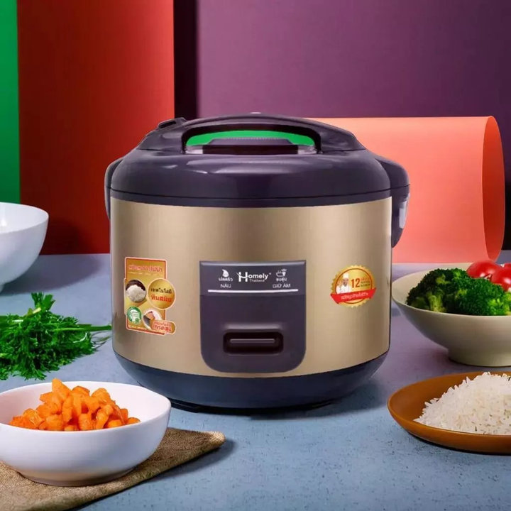Nồi Cơm Điện Thái Lan Homely Dung Tích 3.2l Lòng Nồi Giữ Nhiệt Lâu - Bảo Hành 12 Tháng Cooker Nấu Ăn