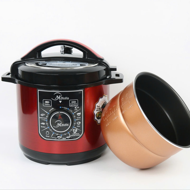 Alternative view of Nồi Áp Suất Điện Đa Năng Cao Cấp 9 Chế Độ Nấu Nk-media Dung Tích 6l Công Suất 1000w Bảo Hành 12 Tháng Nấu Cơm Cooker