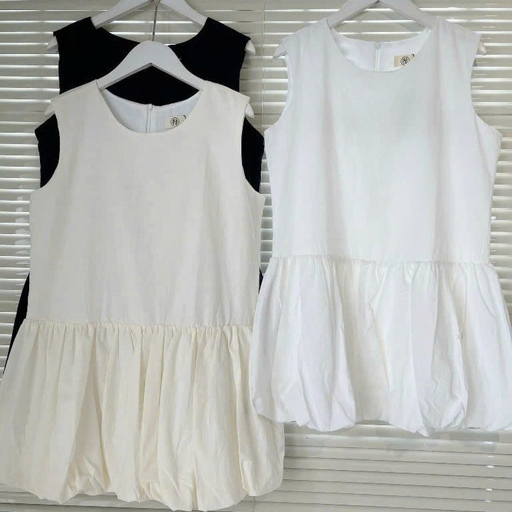 Alternative view of [shoppumi] Áo Bí Form Dài Sát Nách 2 Màu Freesize Pumi