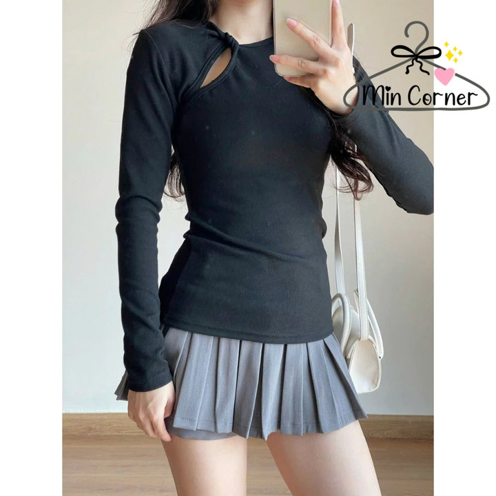 Áo Thun Body Khoét Cổ Ms120 - Min Corner