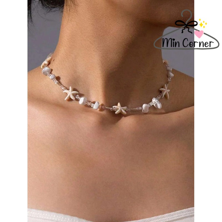Vòng Cổ Sao Đá Trong Thanh Lịch Mpk139 - Min Corner