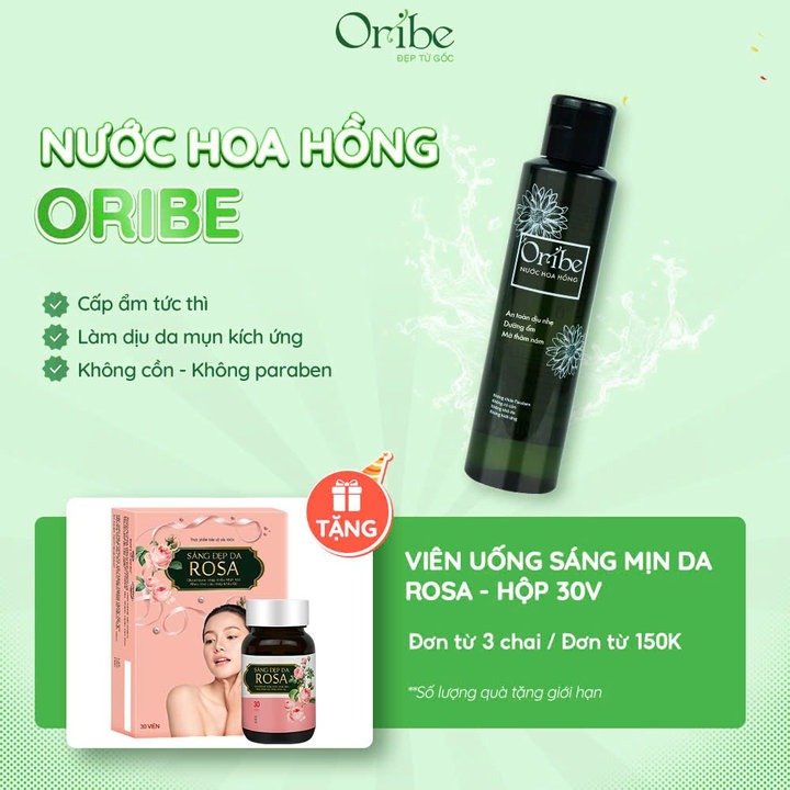 Nước Hoa Hồng Dưỡng Ẩm Làm Mịn Da Oribe 150ml