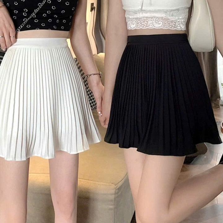 Chân Váy Dập Ly Nhuyễn Lưng Thun - Lê Phương Boutique