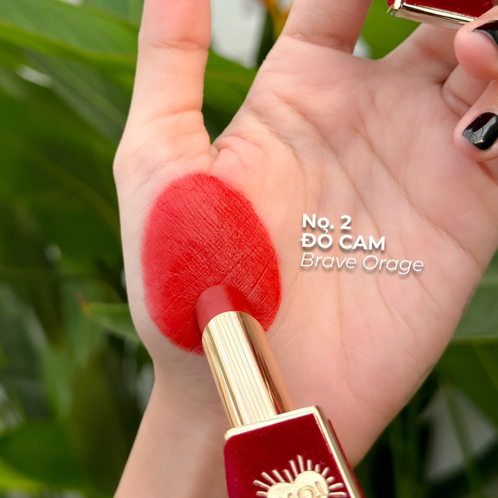 Alternative view of M.o.i-son Lì Cao Cấp Queen Of Rose No.2 Brave Orange- Màu Đỏ Cam