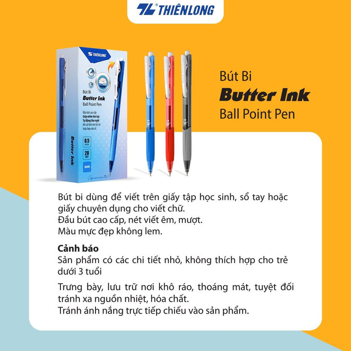 Combo 20 Bút Bi Thiên Long Tl-095