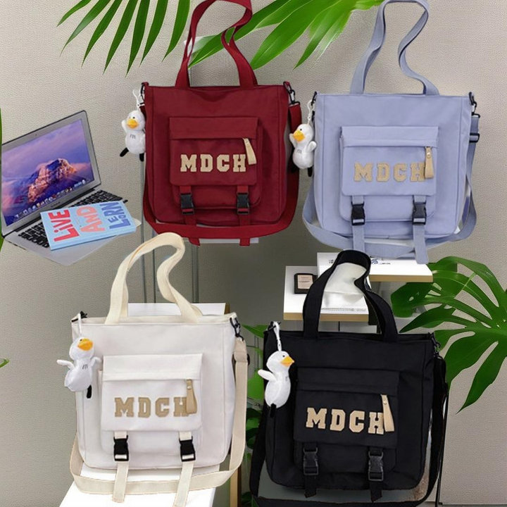 Túi Tote Nữ Canvas Phong Cách Ulzzang Đi Học Đi Chơi - Item Không Thể Thiếu Pp753 - Pipi Store